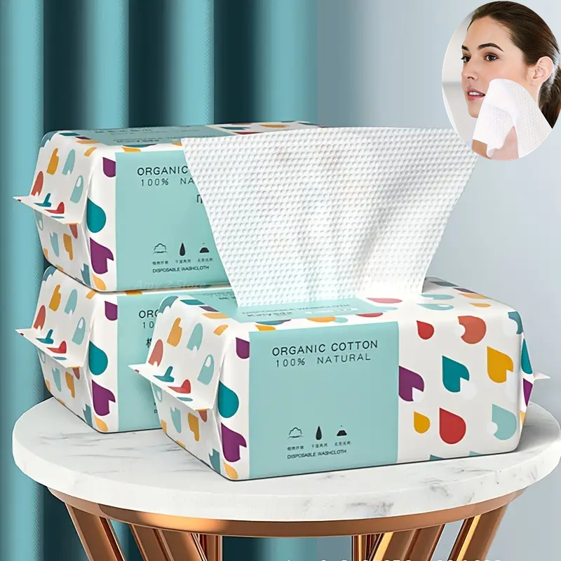 Home Textiles Face Towel - 100 conteggi usa e getta spesso