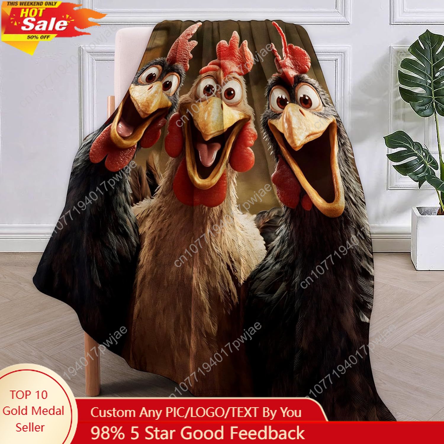 Home Textiles Throw - Regali per coperte per polli per