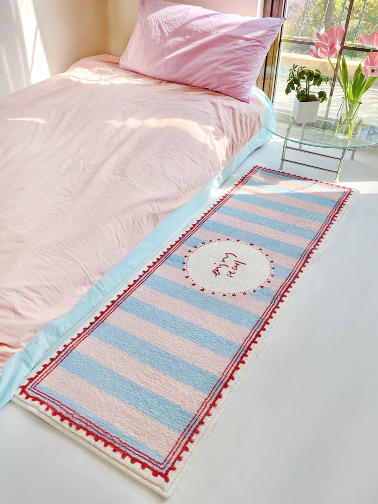 Home Textiles Plaid - VIKAMA Ins Style Cashmere Tappeto a