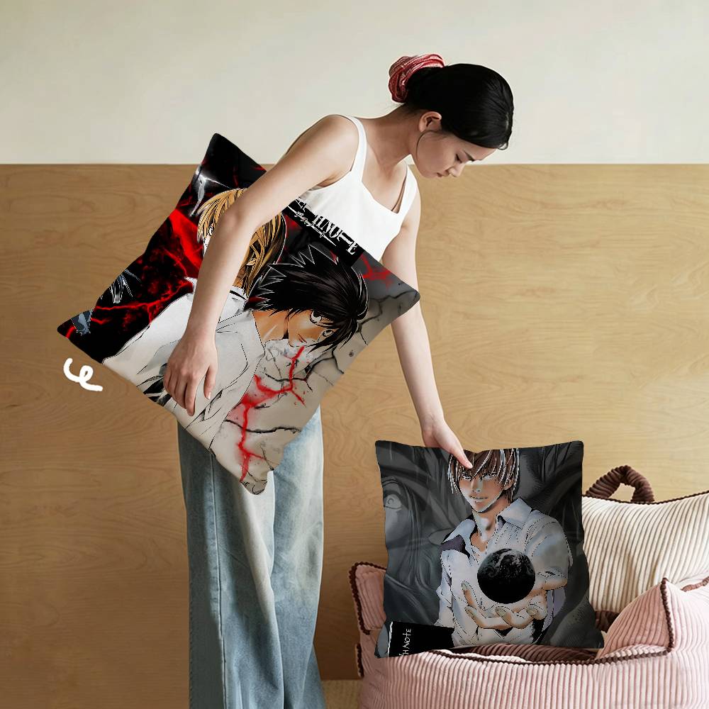 Home Textiles Notes - Fodera per cuscino decorativa Hot Anime