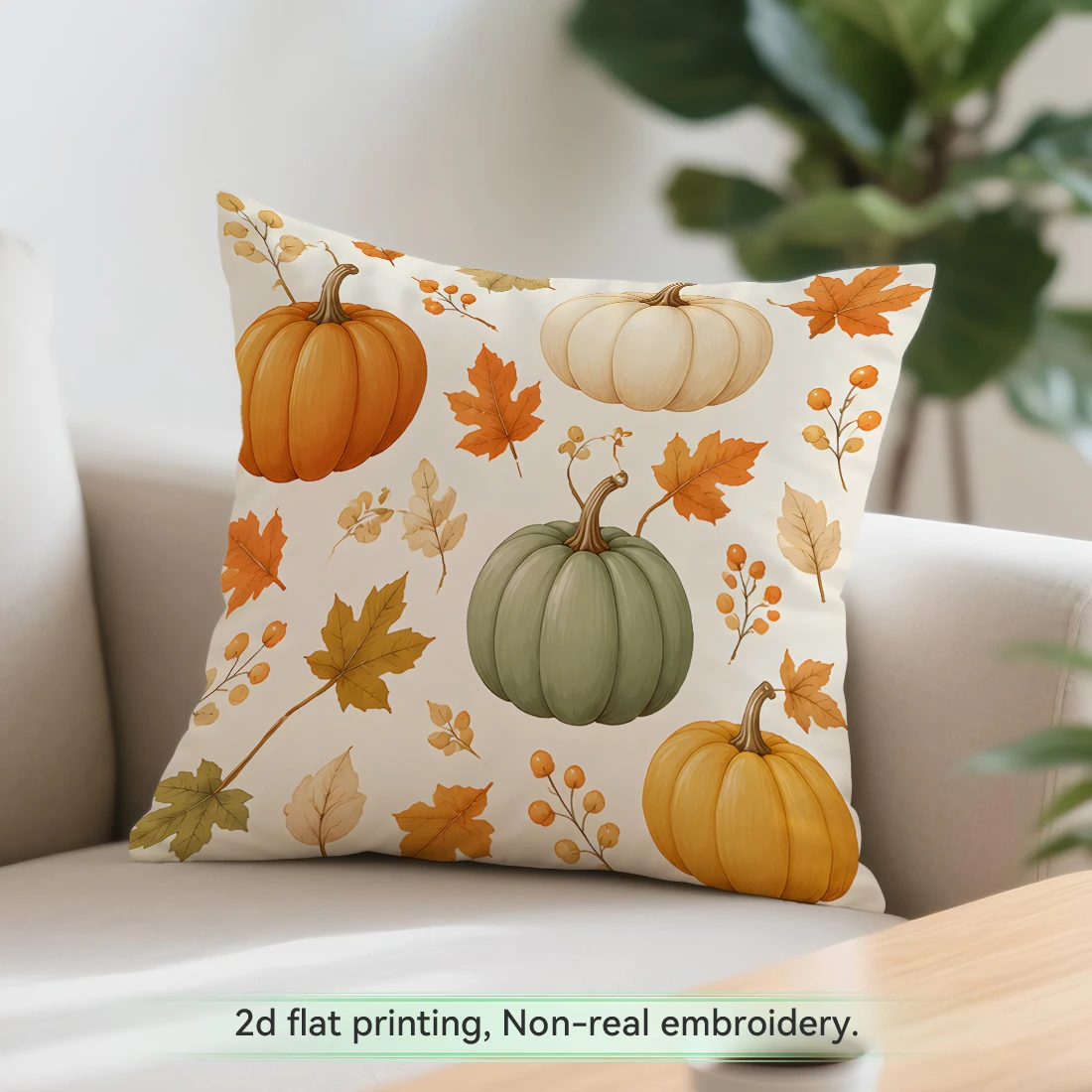 Home Textiles Plaid - Fodera per cuscino decorativa in poliestere