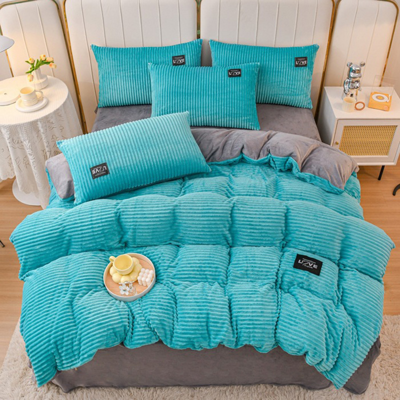 Linen Duvet Cover - Set di 3 Pezzi Copripiumino Invernale