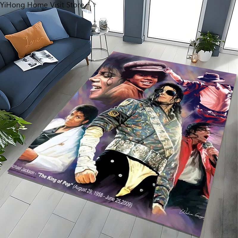 Home Textiles Plaid - Tappeto alla Moda di Michael Jackson,