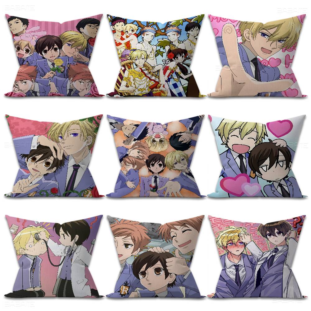 Home Textiles Throw - Fodera per cuscino Ouran High School