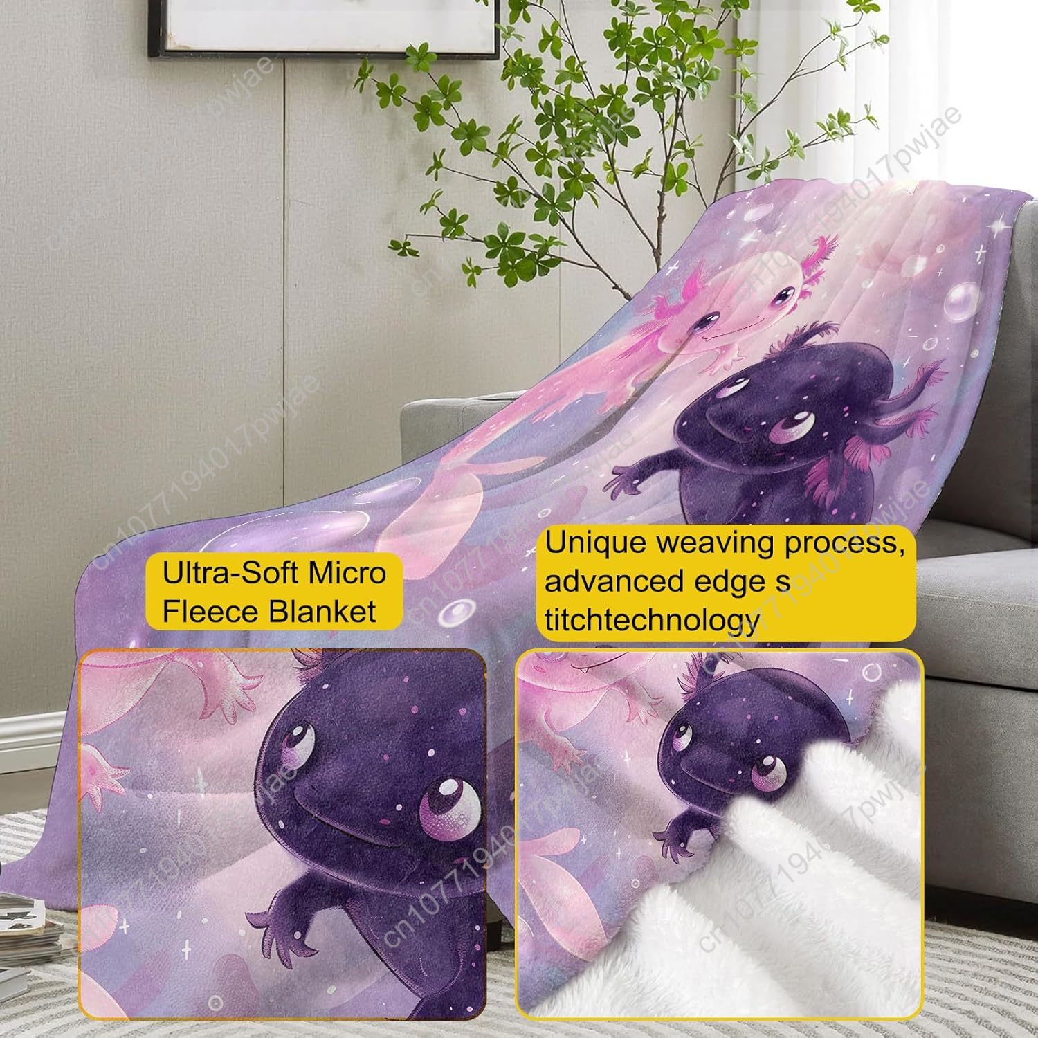 Coperta Axolotl Simpatiche cop - Home Textiles Throw recensione e prezzo
