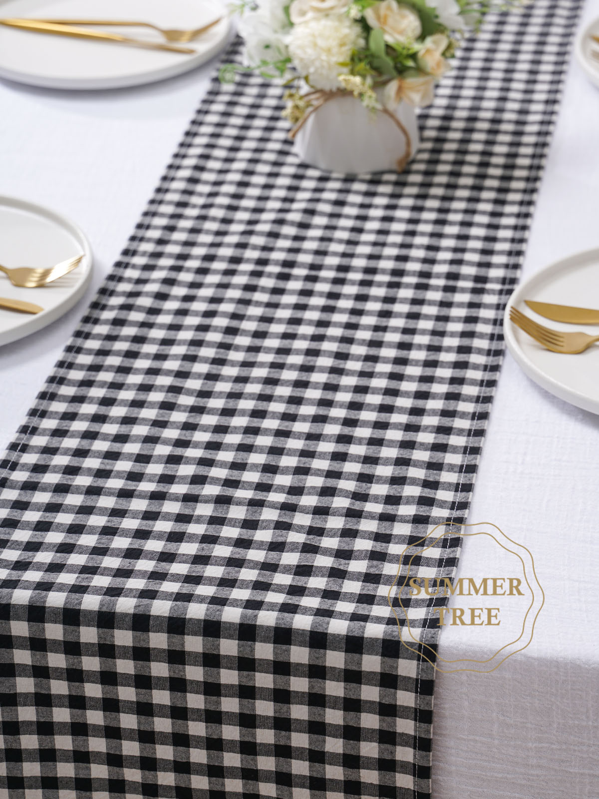 Runner da Tavola in Cotone a Q - Home Textiles Plaid recensione e prezzo